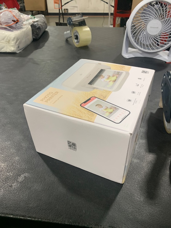 Photo 1 of HPRT Photo Printer 4x6,+108Sheets&2ribbon,Instant Picture Printer for iPhone, Android, Smartphone,Portable Photo Printers for Home Use,Thermal Dye-Sublimation, AR Video Printing?White?