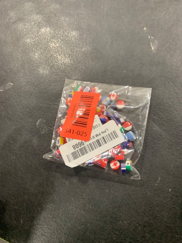 Photo 1 of 100 Pcs Polymer Clay Spacer Beads, 10mm Mixed Color Cute Beads Charms for DIY Hair Clip Necklace Bracelet Jewelry Earring Handmade Craft Making