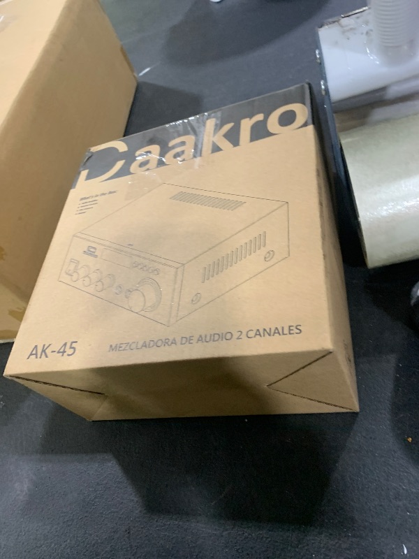Photo 1 of Daakro AK45 Stereo Audio Amplifier,300W Home 2 Channel Wireless Bluetooth 5.0 Power Amplifier System, Home Amplifiers FM Radio, USB, SD Card, with Remote Control Home Theater Audio Stereo System