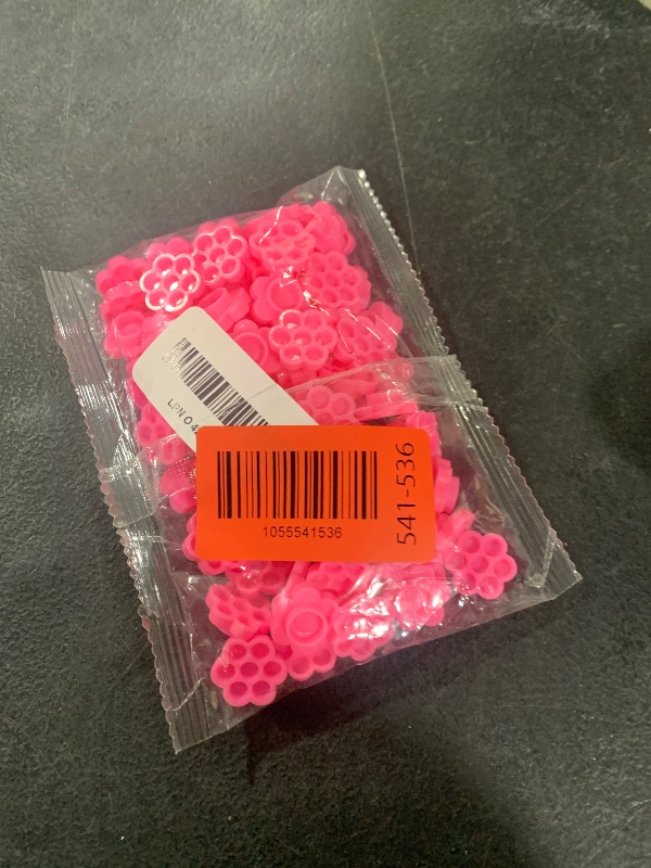 Photo 1 of 100 Pcs Flower Beauty Eyelash Extension Glue Cups Pink Delay Cup Grafting Eyelash Makeup Tool Tattoo Adhesive Pigment Cups
