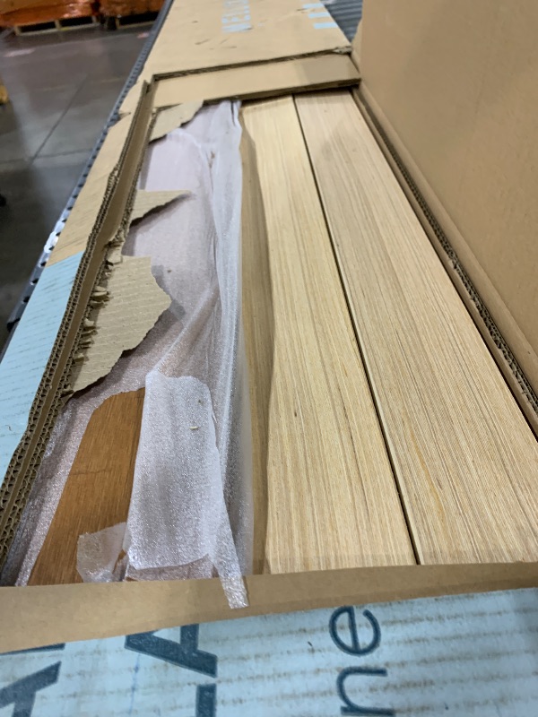 Photo 1 of Mellow Naturalista Classic - 12 Inch Solid Wood Platform Bed with Wooden Slats, No Box Spring Needed, Easy Assembly, Full, Natural Pine