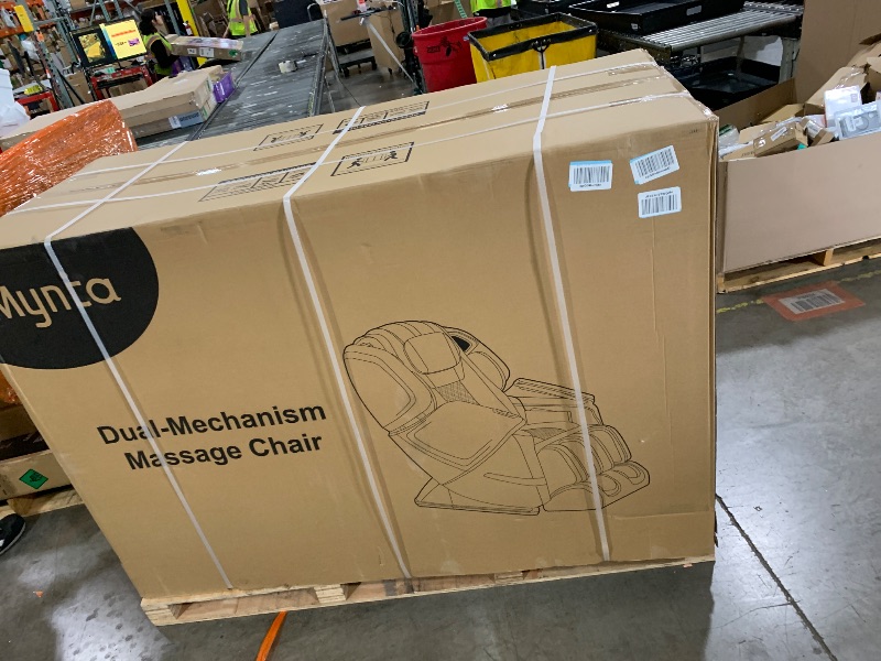 Photo 1 of MYNTA 2025 4D Massage Chair for Full Body, 4D+2D Dual Mechanism with Waist & Shawl Heating, Zero Gravity Recliner Foot & Calf Massage, Extended SL-Track, Music Sync with Hi-Fi Bluetooth Speaker