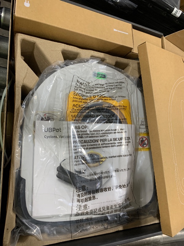 Photo 1 of UBPET Robot Vacuum Cleaner with 22,000Pa Ultra-Strong Suction - Automatic Robot Vacuum for Pet Hair & Carpets, Tangle-Free Cleaning, Smart Mapping with LiDAR Navigation, App Controlled Vacuum Robot