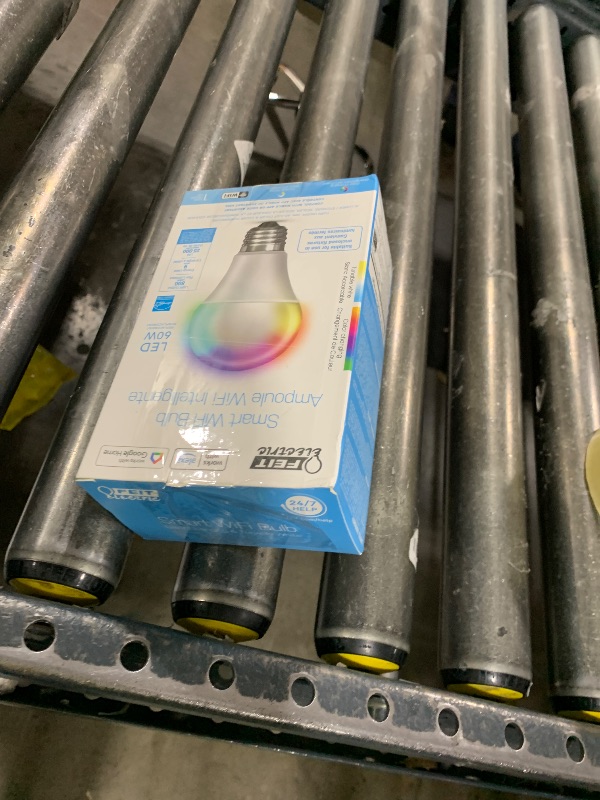 Photo 1 of Feit Electric OM60/RGBW/CA/AG Smart WiFi Color Changing and Dimmable, Alexa or Google Assistant, No Hub Required A19 LED Light Bulb, 60W