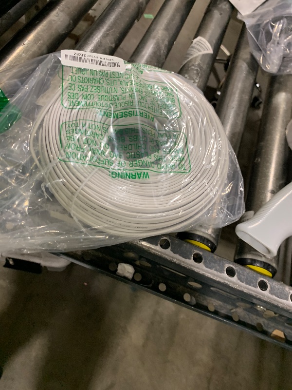 Photo 1 of Jadaol Cat 6 Ethernet Cable 200ft (60.96m), Outdoor & Indoor, 10Gbps Support Cat 8 Cat 7 Network, Long Flat Internet Lan Patch Cord, Cat6 High Speed Weatherproof Cable for Router, Modem, Switch, White