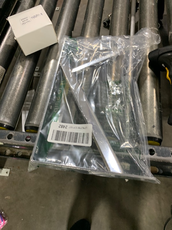Photo 1 of John Sterling Shelf and Rod Bracket, Steel, Chrome (RP-0495-CH)