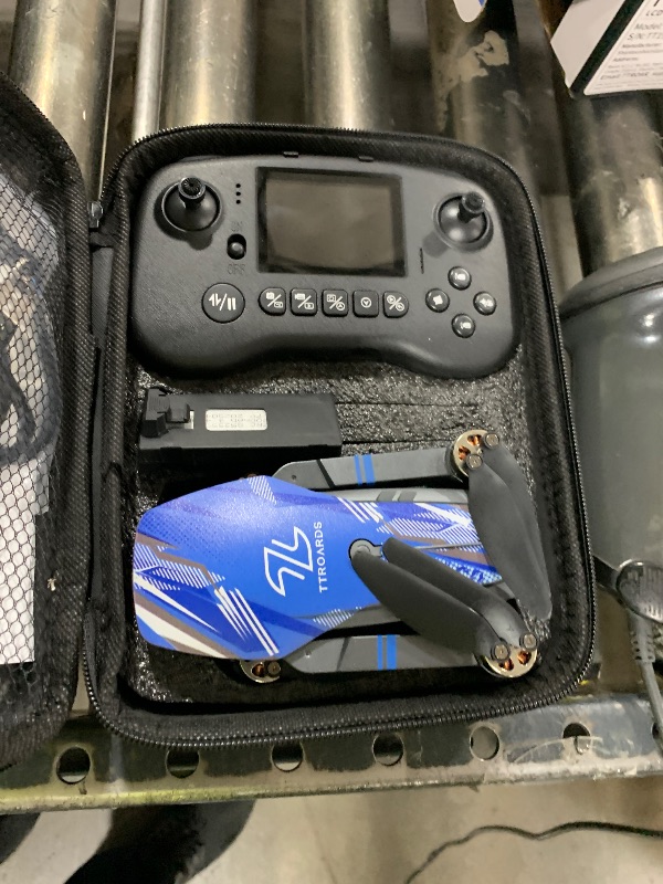 Photo 1 of TTROARDS Drone with 4k Camera for Adults, Mini Drone with LCD Screen 2.8 Inch, 32G SD Card, Brushless Motor 270° Obstacle Avoidance, Foldable Remote Control Quadcopter for Beginners