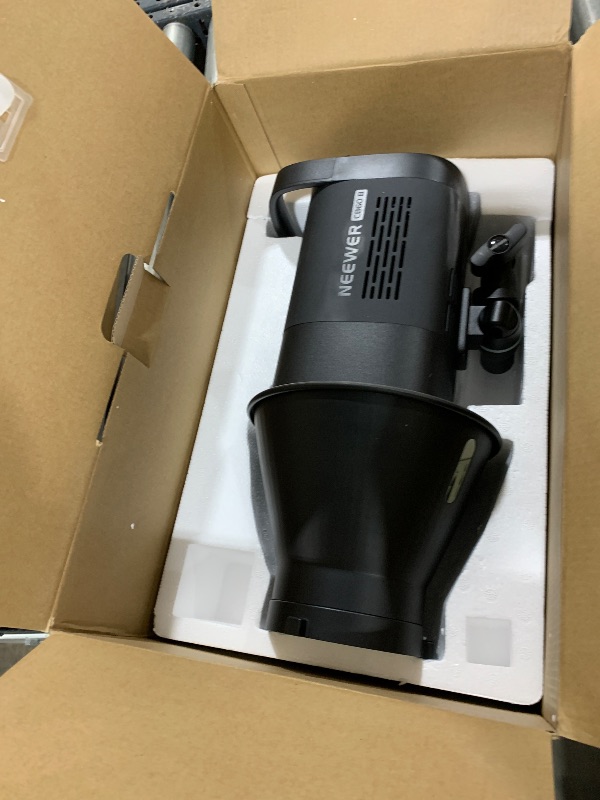 Photo 1 of NEEWER CB60B 70W LED Video Light with 2.4G&APP Control, COB Bi Color 2700K-6500K 34000Lux at 1m/CCT Mode/CRI97+/12 Scenes/Bowens Mount Continuous Output Lighting for Studio Photograpny/Video Recording