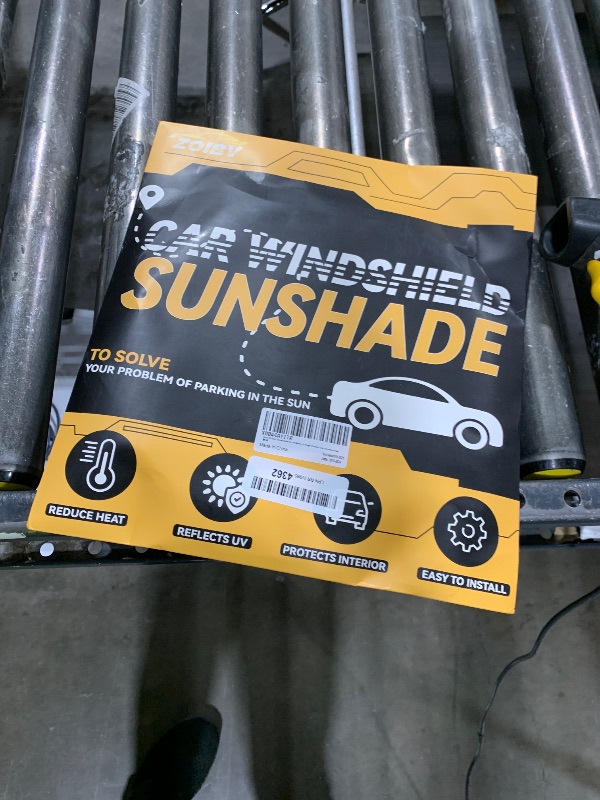Photo 1 of Sun Shade Sunshade for Volkswagen Jetta 2019-2024 2025 2026 Windshield Cover, 4-Layer Front Window Shade Custom fit VW Jetta Sun Visor 240T Retractable Shade Blocks UV Rays Cooler Car Accessories