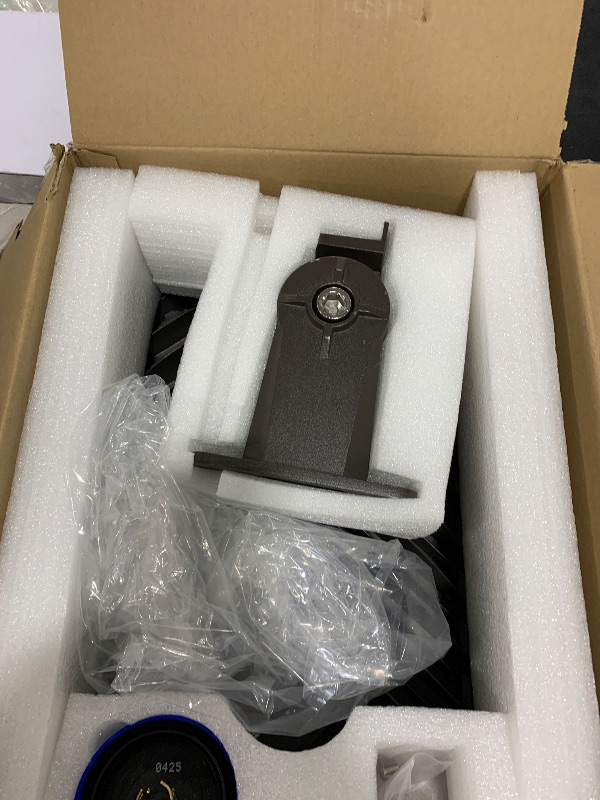 Photo 1 of BIRITALO 350W LED Parking Lot Light Outdoor Arm Mount 52500LM Super Bright Dusk to Dawn LED Shoebox Lighting Commercial 5000K 100-277V IP65 Waterproof Wall Floodlights for Park,Stadium,Barn,Yard