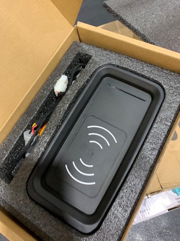 Photo 1 of Xipoo Wireless Charger Compatible with 2015-2018 Chevy Silverado 15W Fast Charging Wireless Charger Pad Full Console Upgraded Replacement for 2015-2018 Chevy Silverado GMC Sierra Accessories