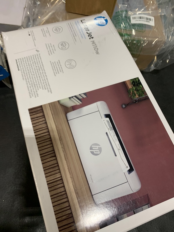 Photo 1 of HP LaserJet M110w Wireless Black & White Printer, Print, Fast speeds, Easy setup, Mobile printing, Best-for-small teams