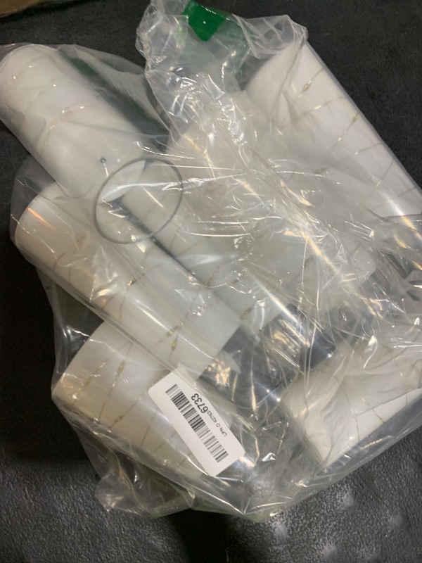 Photo 1 of Nimiko Flickering Flameless LED Candles, 9 Pcs with Embedded Star String, Acrylic LED Pillar Candles with Remote, Suitable for Home Decoration (White)