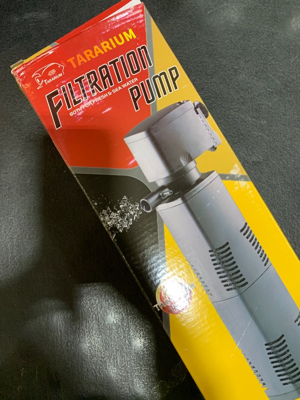 Photo 1 of Aquarium Filter for 40-150 Gal. Tank Crystal 300GPH Biochemical Filtration Powerful Pump Submersible Internal Fish Tank Filters Large Tank Pond Clear Wavemaker Air Supply 4 in 1