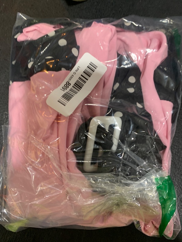 Photo 1 of Nuehoryu 50s Costumes for Girls 50s Poodle Dress with Polka-Dot Printed Scarf for Kids Halloween Costume (10-12 Years)