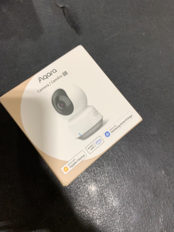 Photo 1 of Aqara 2K Indoor Security Camera E1, Pan & Tilt, HomeKit Secure Video Indoor Camera, Two-Way Audio, Night Vision, Person Tracking, Wi-Fi 6, Plug-in Cam Supports HomeKit, Alexa and IFTTT
