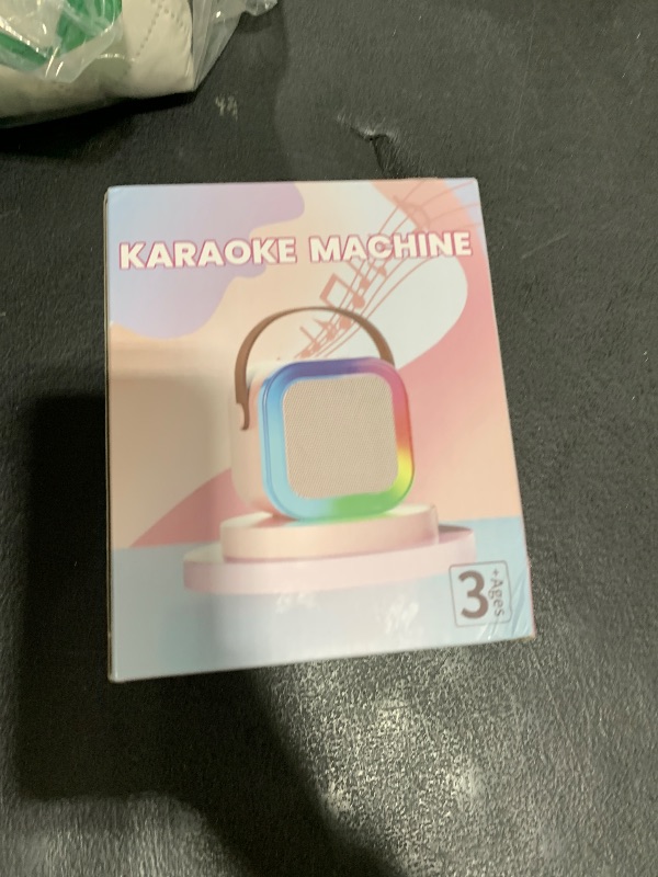 Photo 1 of Mini Karaoke Machine for Kids Adults, Portable Bluetooth Speaker with 2 Wireless Karaoke Microphones,2025 TOP Birthday Gifts Toys for Girls 3, 4, 5, 6, 7, 8+Years Old Toddler Karaoke Player