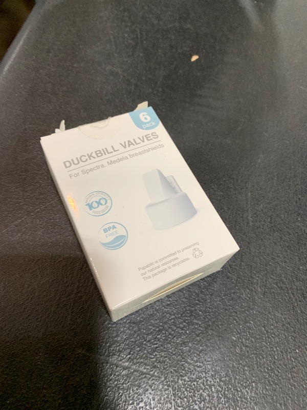 Photo 1 of [6-Count] Papablic Duckbill Valves for Spectra and Medela, Replaceable Duckbill Valves for Spectra S1 Spectra S2 valves and Medela Pump in Style, BPA/DEHP Free White