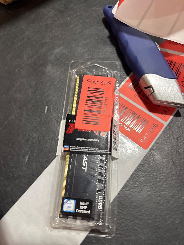 Photo 1 of Kingston FURY Beast 16GB 5200MHz DDR5 CL40 Desktop Memory Single Module KF552C40BB-16