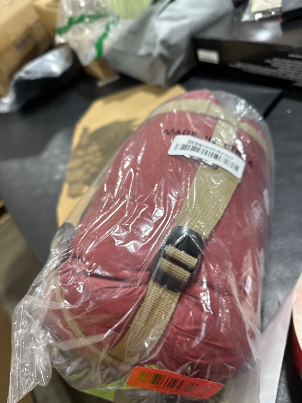 Photo 1 of ECOOPRO Warm Weather Sleeping Bag - Portable, Waterproof, Compact Lightweight, Comfort with Compression Sack - Great for Outdoor Camping, Backpacking & Hiking-83 L x 30" W Fits Adults (G-Wine red)