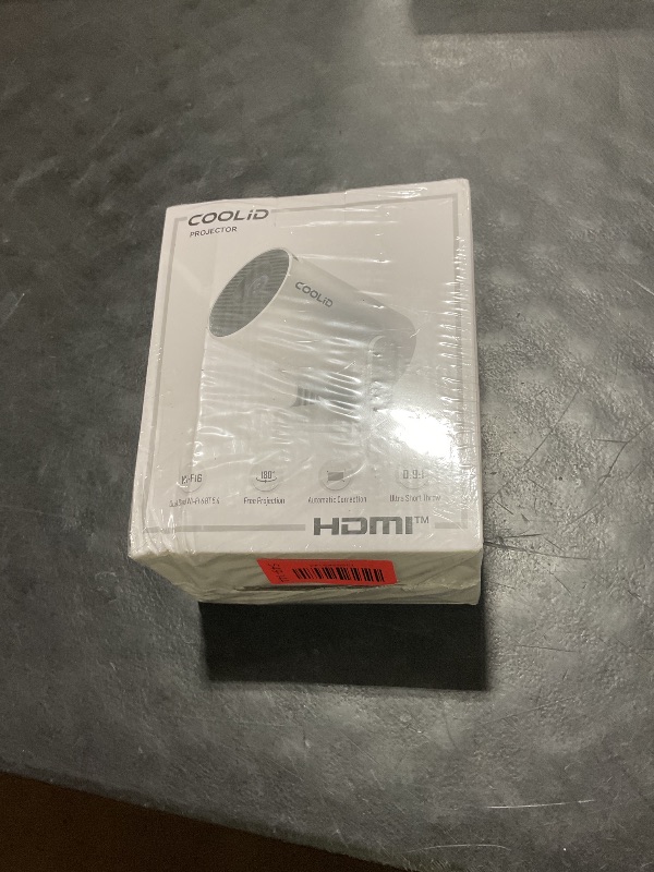 Photo 1 of [Built-in Apps & 2025 Upgraded] Mini Projector with WiFi 6 and Bluetooth 5.4 Support 4K 1080P Auto Keystone 270° Rotatable Projector Portable Compatibile with HDMI/TV Stick/Memory Stick - White