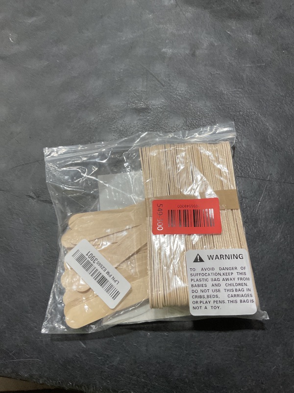 Photo 1 of 100 Piece Large Jumbo Wooden Craft Sticks (6" x 3/4"), Premium Natural Organic Wood for Waxing, Craft Project, Tongue Depressor, Popsicle, Ice Cream Stick,Woodcraft, Paint Stirrer and Art - Apremont