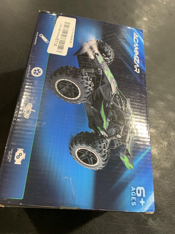 Photo 1 of ACAMMZAR Remote Control Car, 1:18 High Speed RC Cars for Kids, 20KM/H Monster RC Truck Off Road with Lights Toys for Boys, Red