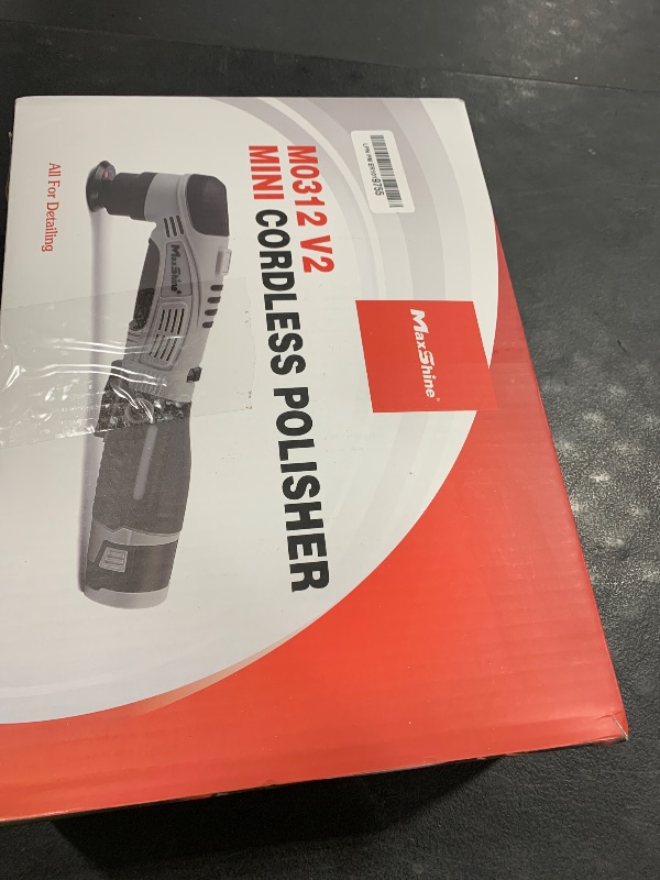 Photo 1 of Maxshine Professional Portable Cordless Polisher (M0312 V2) - Portable, Lightweight (1.93 lbs), 6-Speed DA/Rotary Polisher for Auto Detailing, Scratch & Swirl Repair, Paint Protection, Gloss & Shine