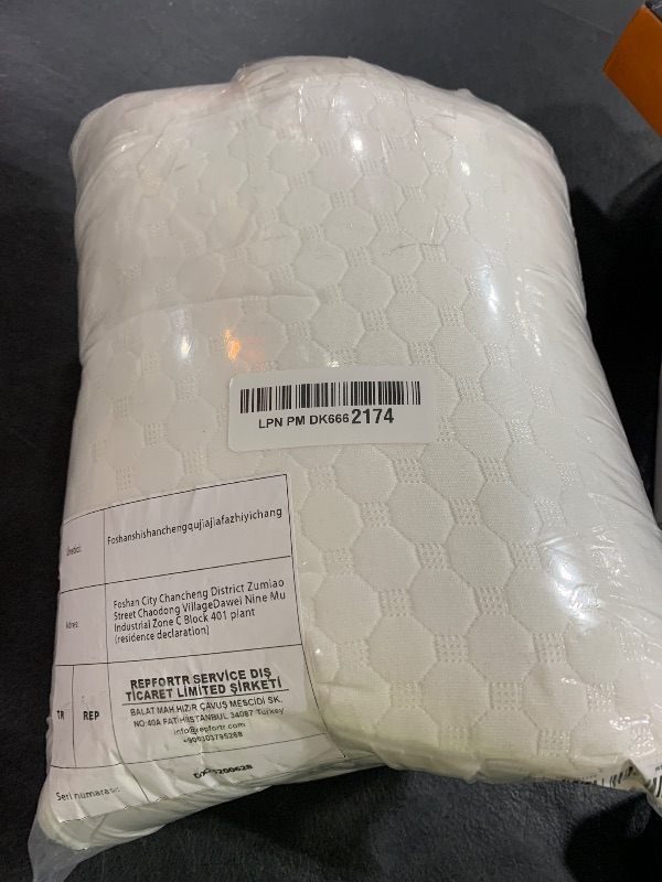 Photo 1 of Osteo Enjoy Pain Relief Sleeping Cervical Neck Pillow, Ergonomic Contour Zoned Fits Side Sleeper, Non-Temperature Affected Memory Foam Pillows, Q-max Cooling Pillow Support Back Stomach Sleepers