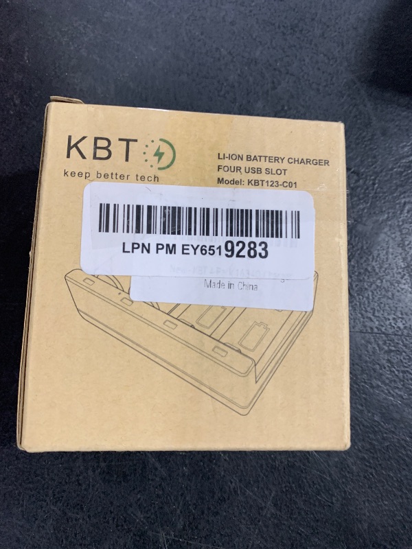 Photo 1 of KBT Rechargeable 123A Lithium Batteries, 4pack for Arlo Wireless Cameras VMC3030 / VMK3200 / VMS3330, 3430, 3530