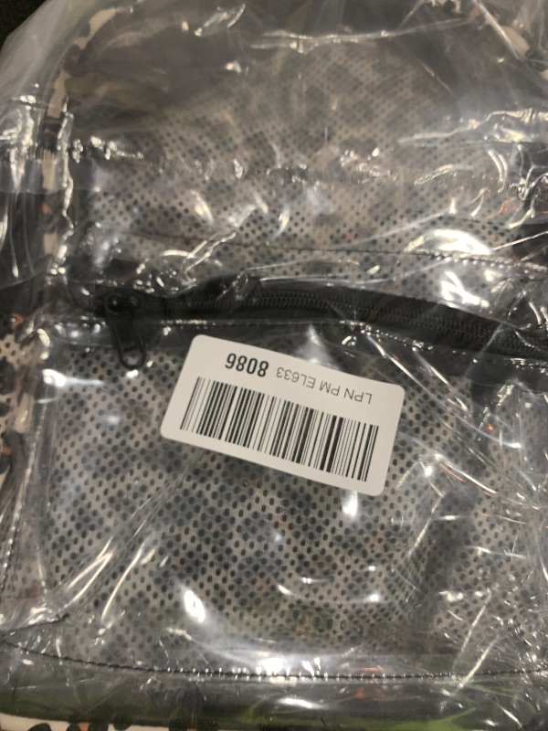 Photo 1 of Clear Mini Backpack for Stadium Events Approved 12x12x6 Small Transparent Backpacks Plastic See Through Clear Bag for Concerts Work Festival Security Travel