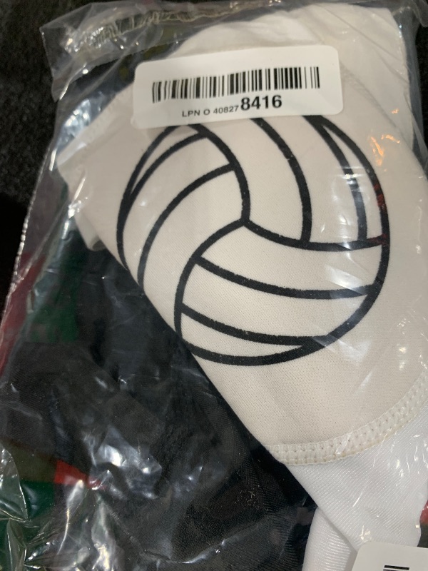 Photo 1 of Sosation 2 Set Volleyball Knee Pads and Volleyball Arm Sleeves with Protection Pad Compression Forearm Wrist Guard with Thumb Hole Soft Breathable for Hitting Passing(Black, White)