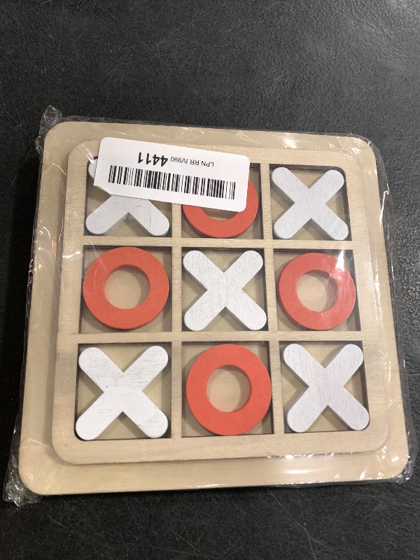 Photo 1 of KESLOT Wooden Board Games Desk Toys 3 Pack Classical Family Children Kids Tic Tac Toe Educational Toy