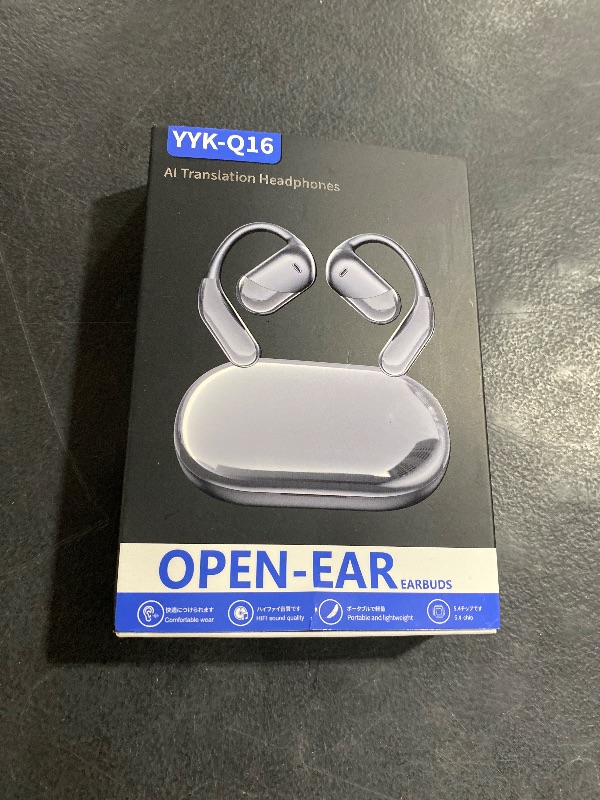 Photo 1 of Paekole Translation Earbuds Real Time - AI 144 Language Translator Earbuds, Audifonos Traductores Inglés Español, 3-in-1 Translating Device, Translate Ear Buds for Travel Learning with Charging Case