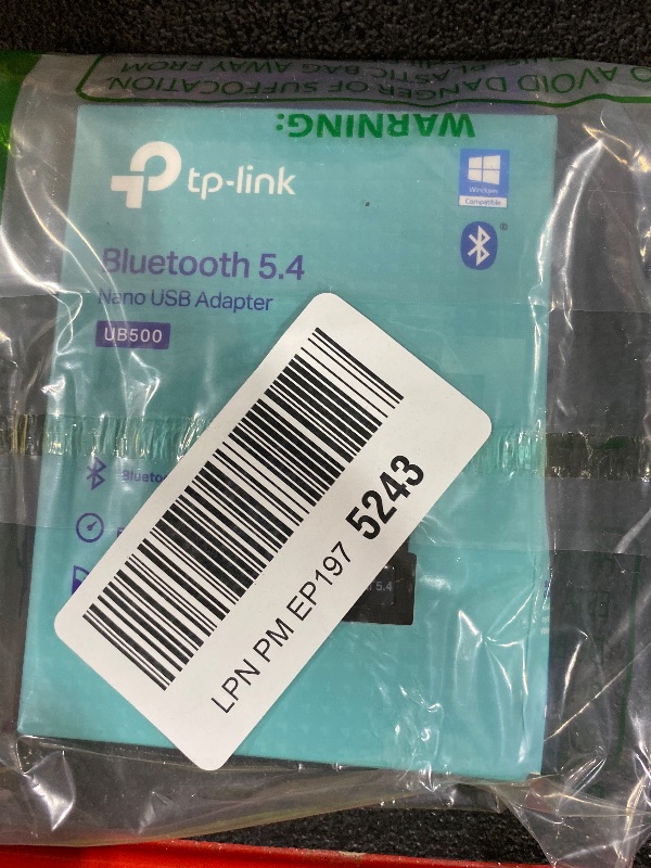 Photo 1 of TP-Link USB Bluetooth Adapter for PC - Bluetooth 5.4 Dongle Receiver, Plug and Play, Nano Design, EDR & BLE, Supports Windows 11/10/8.1/7 for Desktop, Laptop, PS5/PS4/Xbox Controller (UB500)