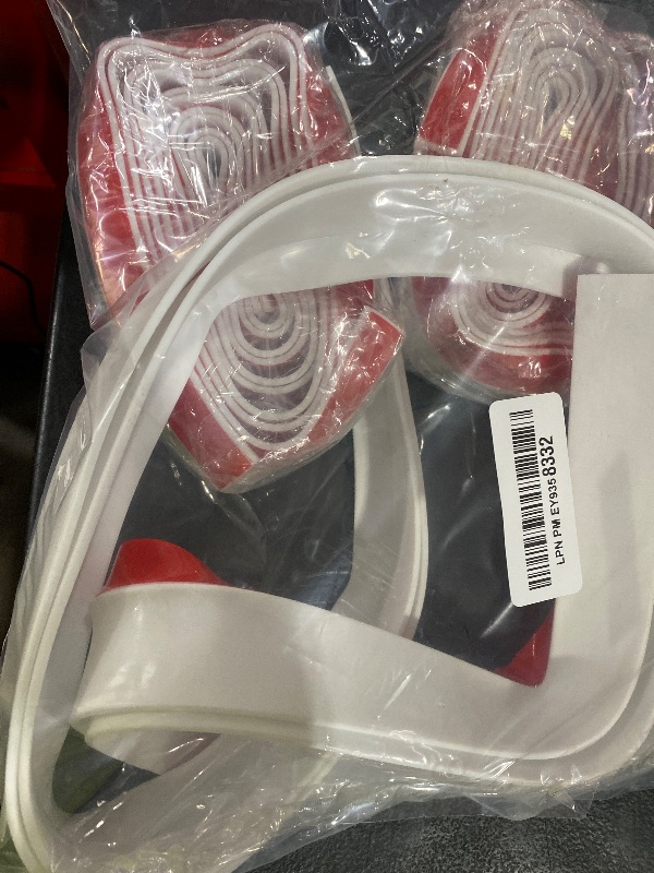 Photo 1 of [2-Pack] Room Darkening Light Blocking Strips for Window Shades, White Silicone Window Gap Blocker for Privacy & Glare Reduction, 4.9ft Easy-to-Cut L-Shaped Side Blocker (95% Light Block)