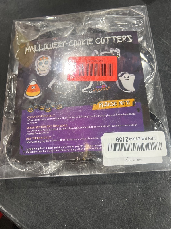 Photo 1 of 10PCS Halloween Cookie Cutters Set - Skull Bat Candy Corn Pumpkin Ghost Cookie Cutter Shaped, Holiday Stainless Steel Halloween Cookies Cutters Metal Baking Cutter Molds for Party Decorations
