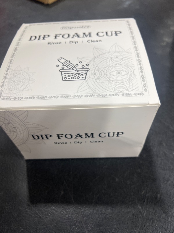 Photo 1 of Dip Foam Cups-16Pcs Cylindrical Tattoo Supplies Disposable Rinse Caps for Color Switching & Needle Cleaning