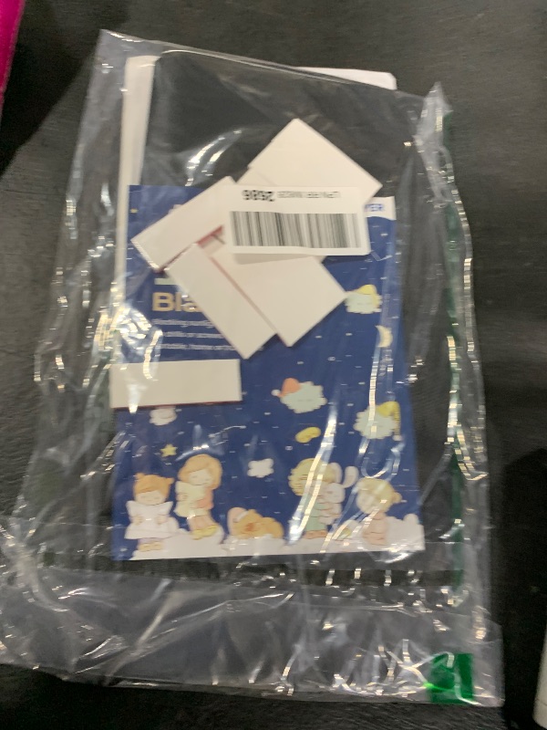 Photo 1 of 100% Blackout Curtains, Portable No Drill Window Shades, DIY Blackout Window Cover with Hook and Loop, for Bedroom, Baby Nursery, Travel, DormRoom, Apartment (24" x 64")