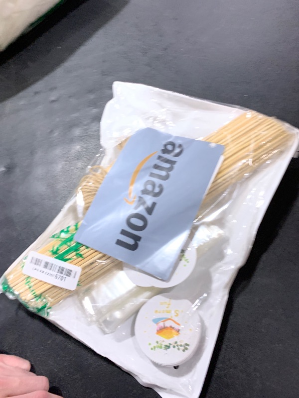 Photo 1 of 100 pcs S'more Fun Bag set Clear Gusseted Poly Bags with S'mores Fun Tag and Bamboo Stick for Smores