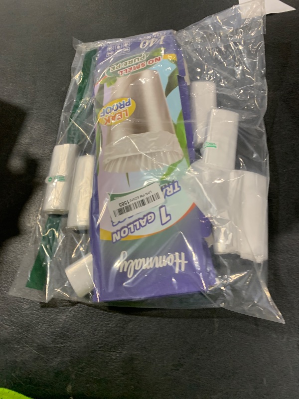 Photo 1 of 1 Gallon 140 pcs (0.8-1 Gal) Small Clear Trash Bags, Strong 0.8 Gallon 1 Gallon 1.2 Gallon Garbage Bags, Bathroom Trash Can Bin Liners,Mini Bags Waste Basket Liner,Fit 3,4.5 Liter, 0.8-1.2 Gal?1C140)