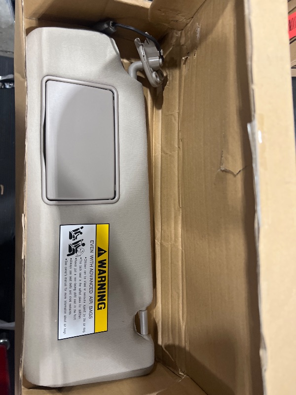 Photo 1 of Dorman 74202 Driver Side Sun Visor Compatible with Select Hyundai Models, Beige
