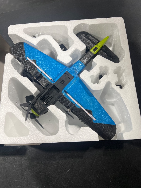 Photo 1 of QuirkyGlee 3CH RC Airplane, RC Plane P51D Mustang Glider, Remote Control Airplane w/Xpilot Stabilization System Easy to Fly for Beginners, Remote Control Plane Toy