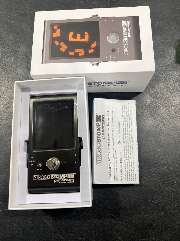 Photo 1 of Peterson StroboStomp HD Guitar Tuner (SS