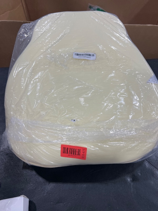 Photo 1 of Baby Feeding Pillow, Anti Overflow Feeding Pillow for Reducing Spit-Up, Safety Nursing Pillow, Baby Lounger Reflux Wedge Breastfeeding, Removable top and Bottom?Yellow?