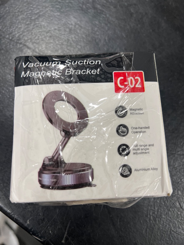 Photo 1 of CloudValley 15W Fast Wireless Charger Car Phone Mount, Vacuum Suction Cup Magnetic Phone Holder Design for MagSafe iPhone 17/16/15/14/13/12, 360° Adjustable & Foldable Stand for Dashboard/Windshield