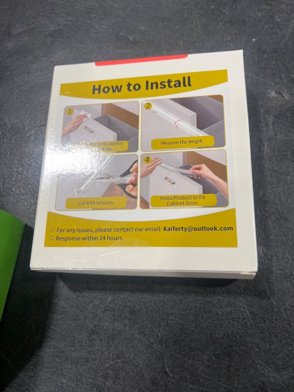 Photo 1 of Cabinet Protectors for Kitchen Cabinets, Cabinet Door Edge Protector PVC Edge Guard Drawer Protector Prevent Wear, Chipping, Discoloration, Bumpers Clear, 3/4" Thick, 47'' Length