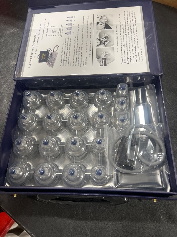 Photo 1 of AcuZone Premium 19 Pcs Plastic Cupping Set with Extension Tube