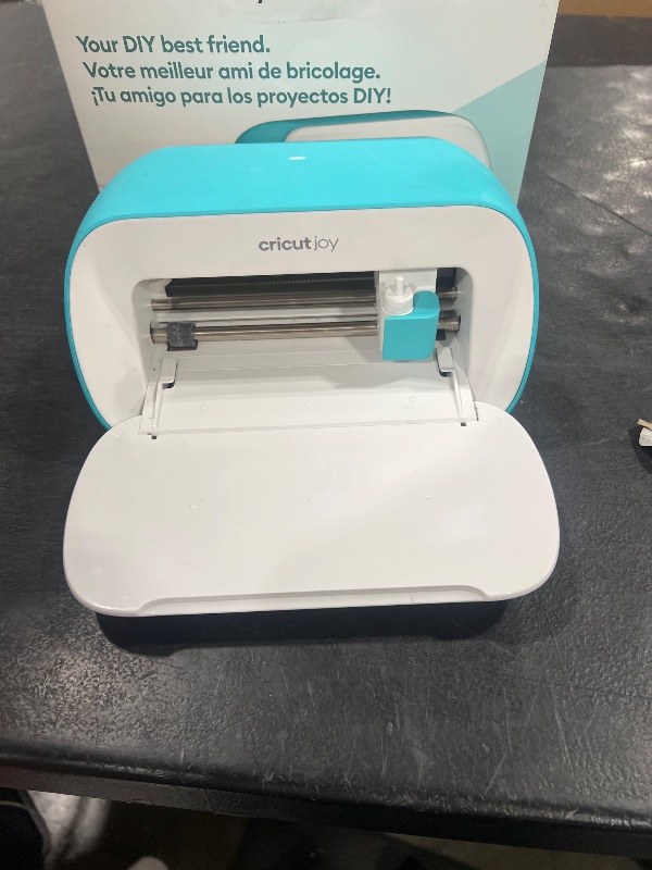 Photo 1 of Cricut Joy Machine & Digital Content Library Bundle - Includes 30 Images in Design Space App - Portable DIY Smart Machine for Creating Customized Cards, Crafts, & Labels Blue