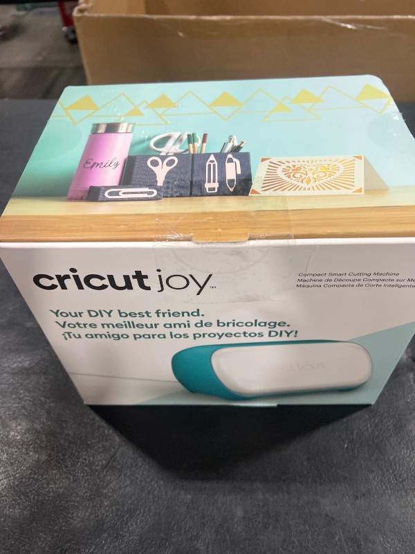 Photo 1 of Cricut Joy Machine & Digital Content Library Bundle - Includes 30 Images in Design Space App - Portable DIY Smart Machine for Creating Customized Cards, Crafts, & Labels Blue